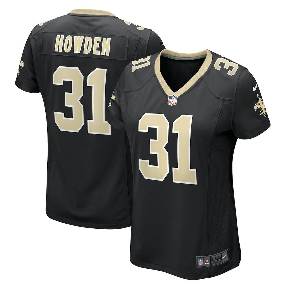 Jordan Howden New Orleans Saints Women's Team Game Jersey - Black Jerseys