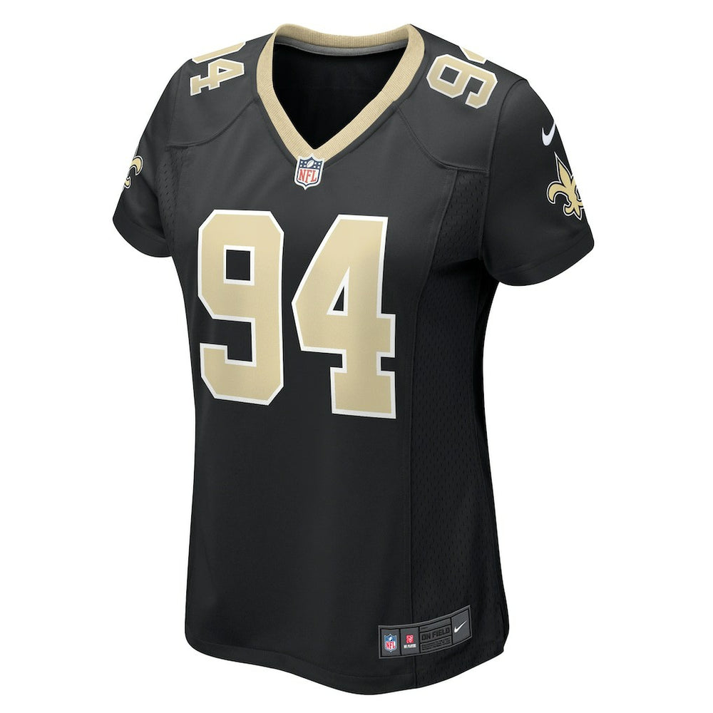 Cameron Jordan New Orleans Saints Women's Team Game Jersey - Black Jerseys
