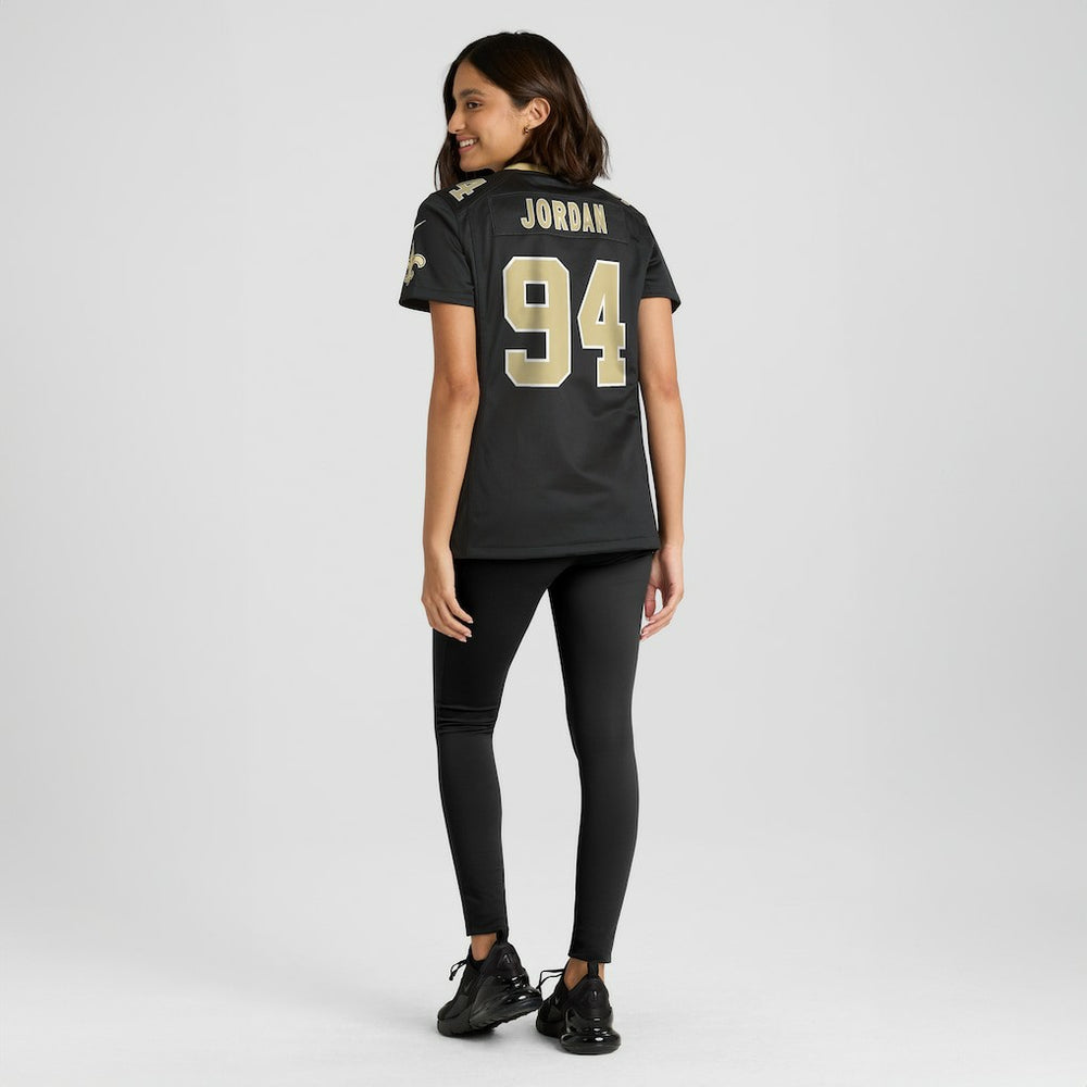 Cameron Jordan New Orleans Saints Women's Team Game Jersey - Black Jerseys