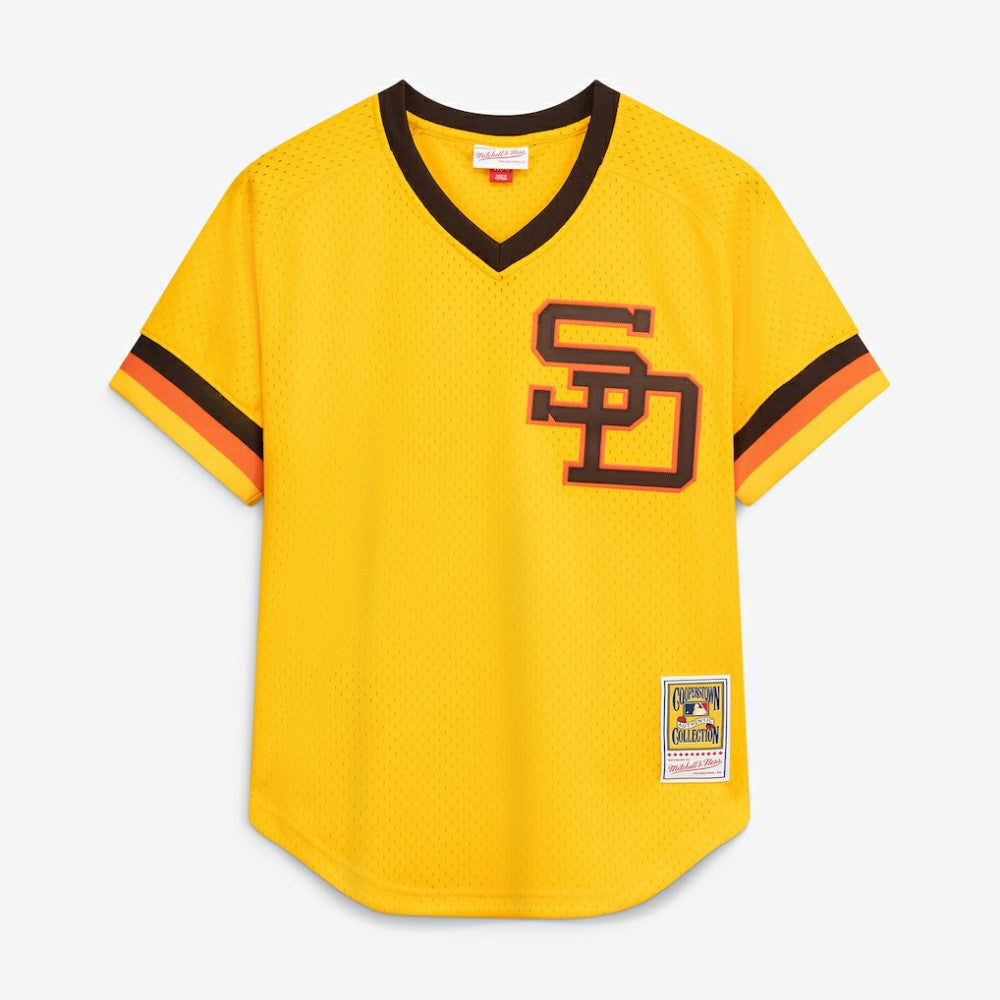 Tony Gwynn San Diego Padres Mitchell & Ness Authentic Batting Practice Jersey - Gold Jerseys