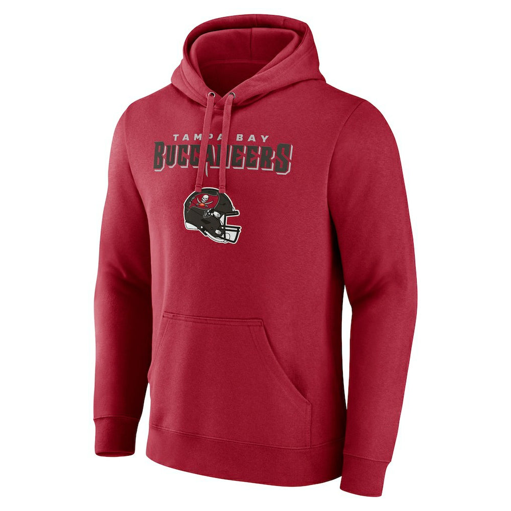 Baker Mayfield Tampa Bay Buccaneers Team Wordmark Player Name & Number Pullover Hoodie - Red Hoodies