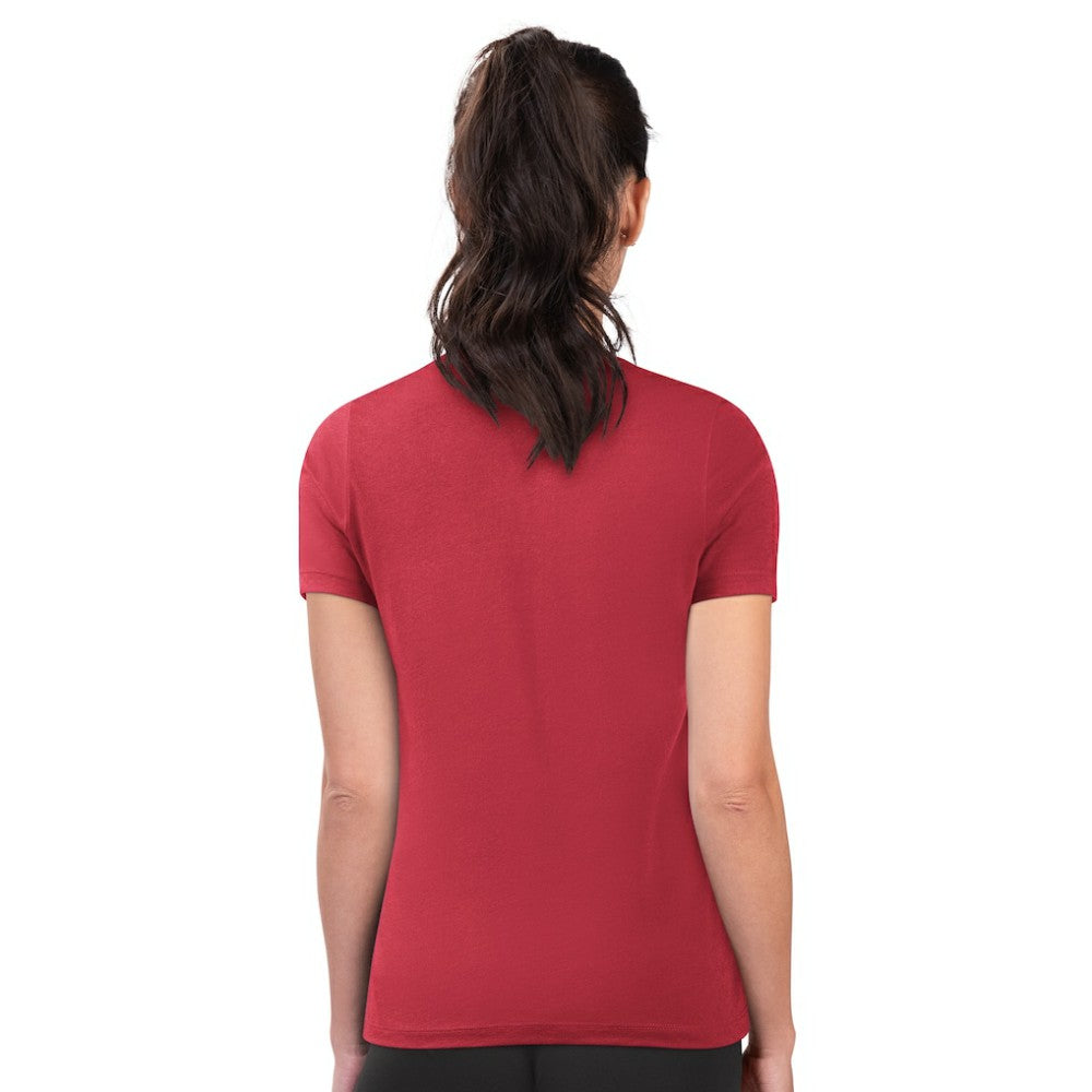 Philadelphia Phillies G-III 4Her by Carl Banks Women's Super-Slim Fit Lightweight City Graphic T-Shirt - Red T-shirts
