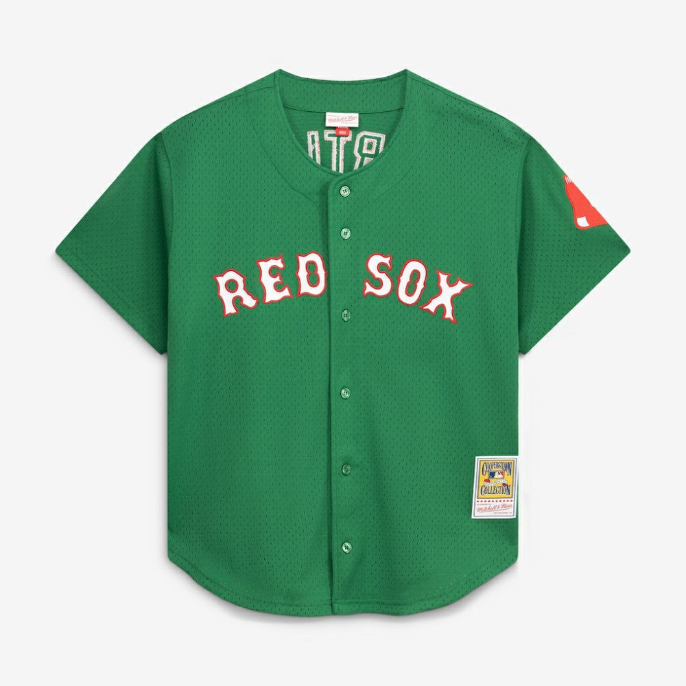 David Ortiz Boston Red Sox Mitchell & Ness Cooperstown Collection Mesh Batting Practice Jersey - Kelly Green Jerseys