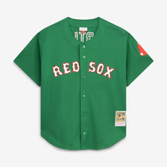 David Ortiz Boston Red Sox Mitchell & Ness Cooperstown Collection Mesh Batting Practice Jersey - Kelly Green Jerseys