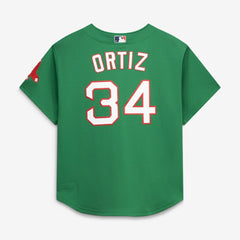 David Ortiz Boston Red Sox Mitchell & Ness Cooperstown Collection Mesh Batting Practice Jersey - Kelly Green Jerseys
