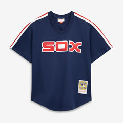 Carlton Fisk Chicago White Sox Mitchell & Ness Authentic Batting Practice Jersey - Navy Jerseys