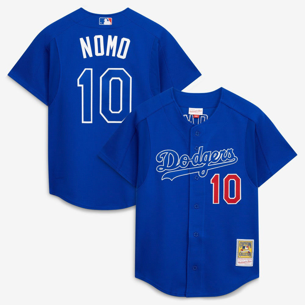 Hideo Nomo Los Angeles Dodgers Mitchell & Ness Cooperstown Collection 2004 Batting Practice Jersey - Royal Jerseys