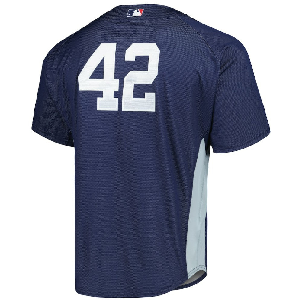 Mariano Rivera New York Yankees Mitchell & Ness Authentic Batting Practice Jersey - Navy Jerseys