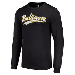 Baltimore Ravens Starter Tailsweep Long Sleeve T-Shirt - Black T-shirts