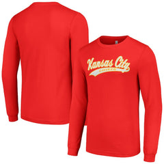 Kansas City Chiefs Starter Tailsweep Long Sleeve T-Shirt - Red T-shirts