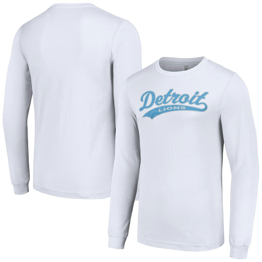Detroit Lions Starter Tailsweep Long Sleeve T-Shirt - White T-shirts