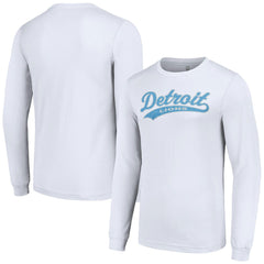 Detroit Lions Starter Tailsweep Long Sleeve T-Shirt - White T-shirts