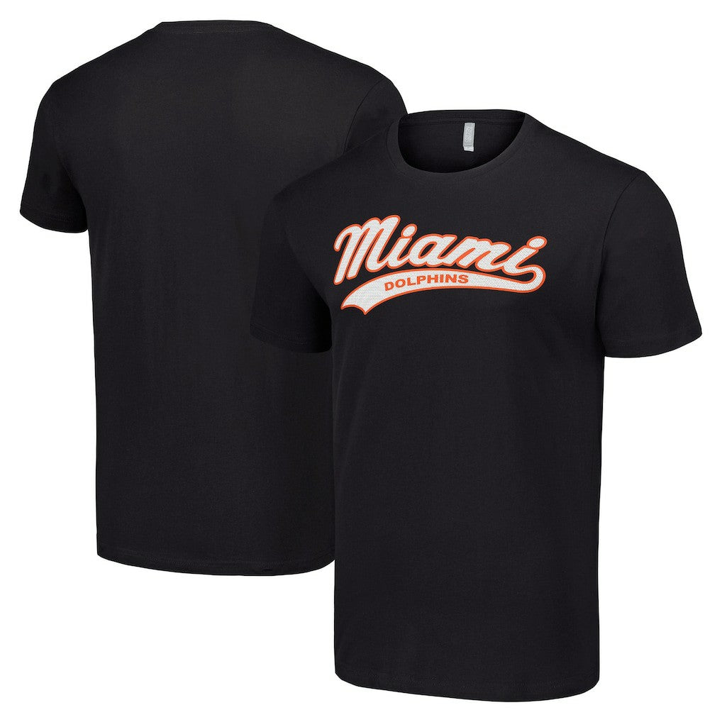 Miami Dolphins Starter Tailsweep T-Shirt - Black T-shirts