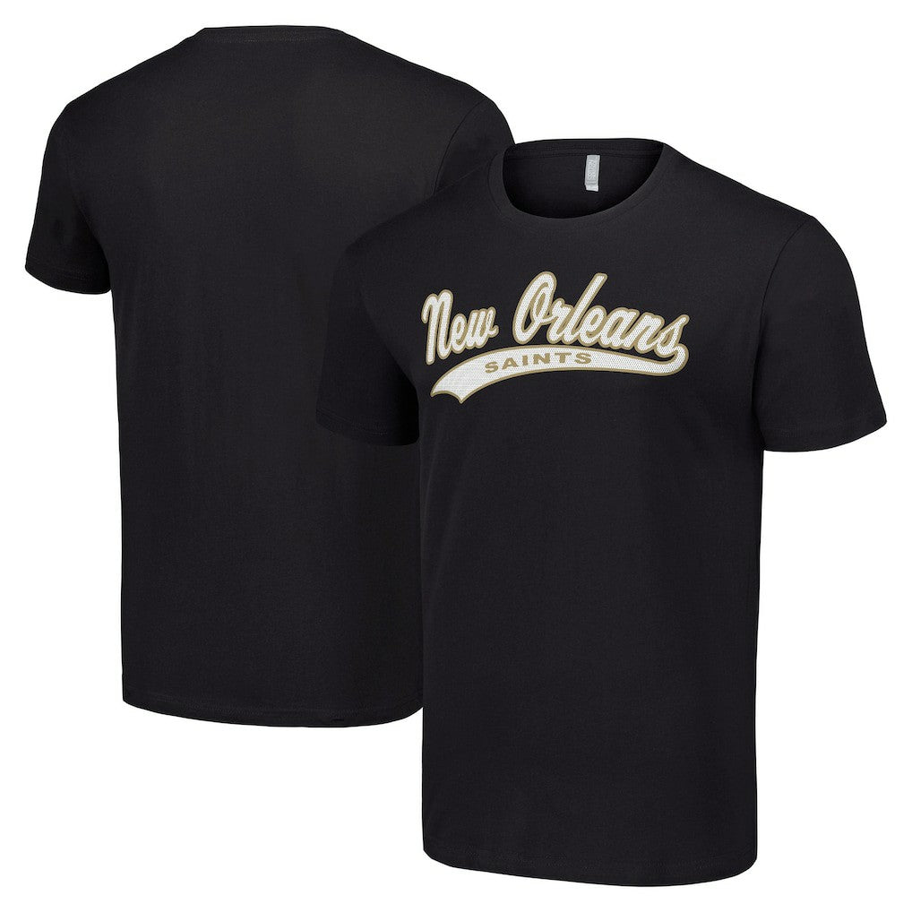 New Orleans Saints Starter Tailsweep T-Shirt - Black T-shirts
