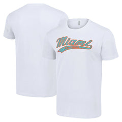 Miami Dolphins Starter Tailsweep T-Shirt - White T-shirts