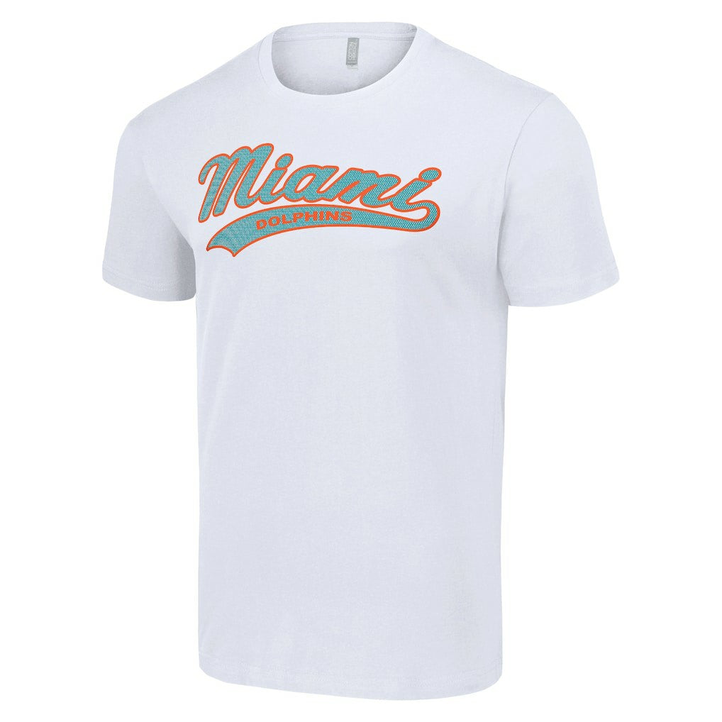 Miami Dolphins Starter Tailsweep T-Shirt - White T-shirts