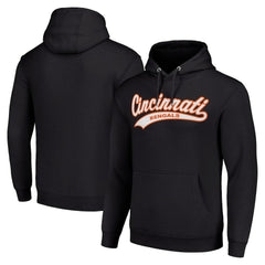 Cincinnati Bengals Starter Unisex Tailsweep Pullover Hoodie - Black Hoodies