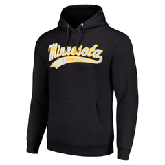 Minnesota Vikings Starter Unisex Tailsweep Pullover Hoodie - Black Hoodies