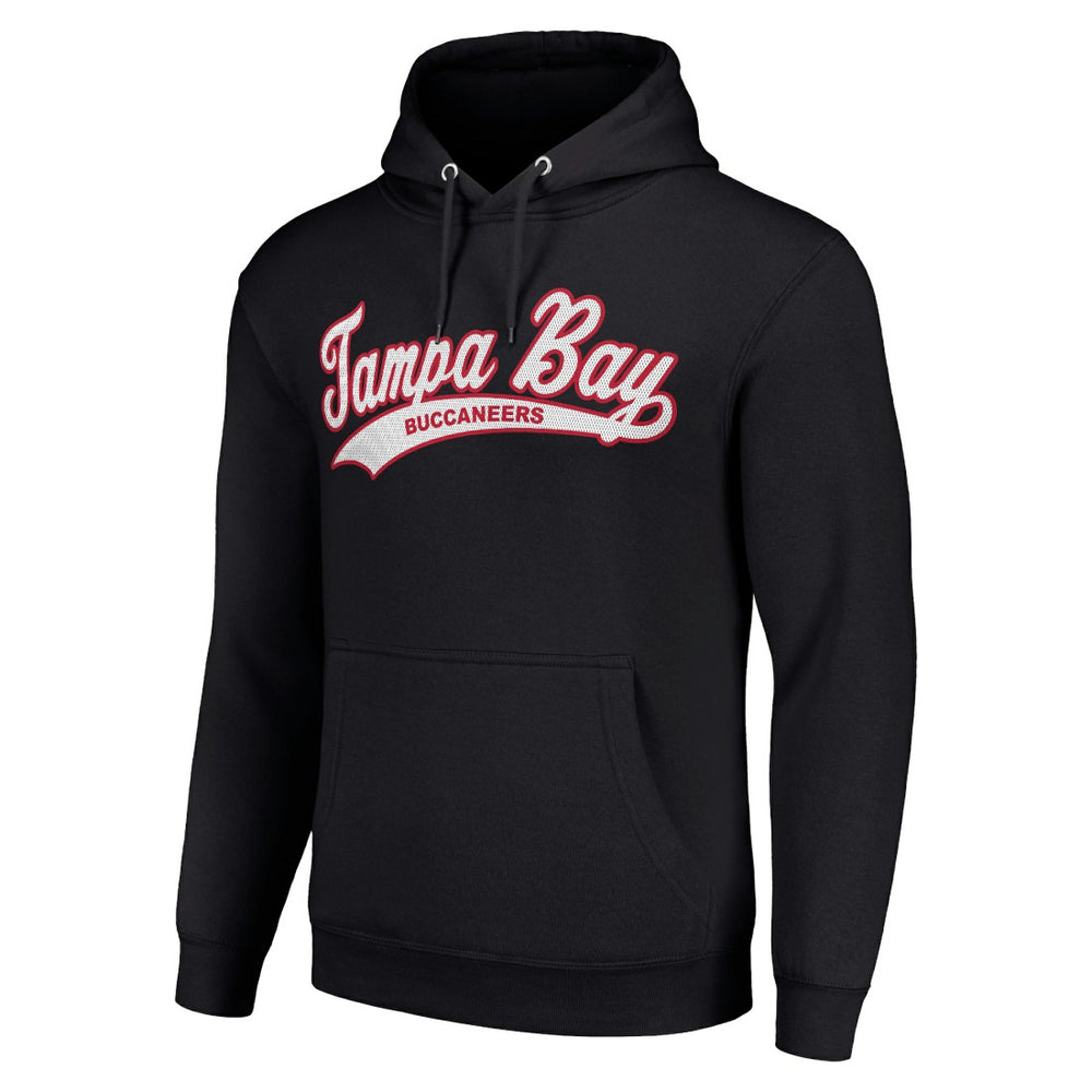 Tampa Bay Buccaneers Starter Unisex Tailsweep Pullover Hoodie - Black Hoodies