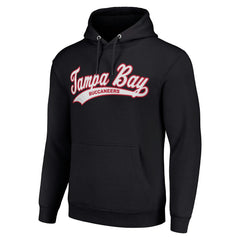 Tampa Bay Buccaneers Starter Unisex Tailsweep Pullover Hoodie - Black Hoodies