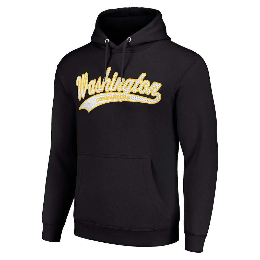 Washington Commanders Starter Unisex Tailsweep Pullover Hoodie - Black Hoodies