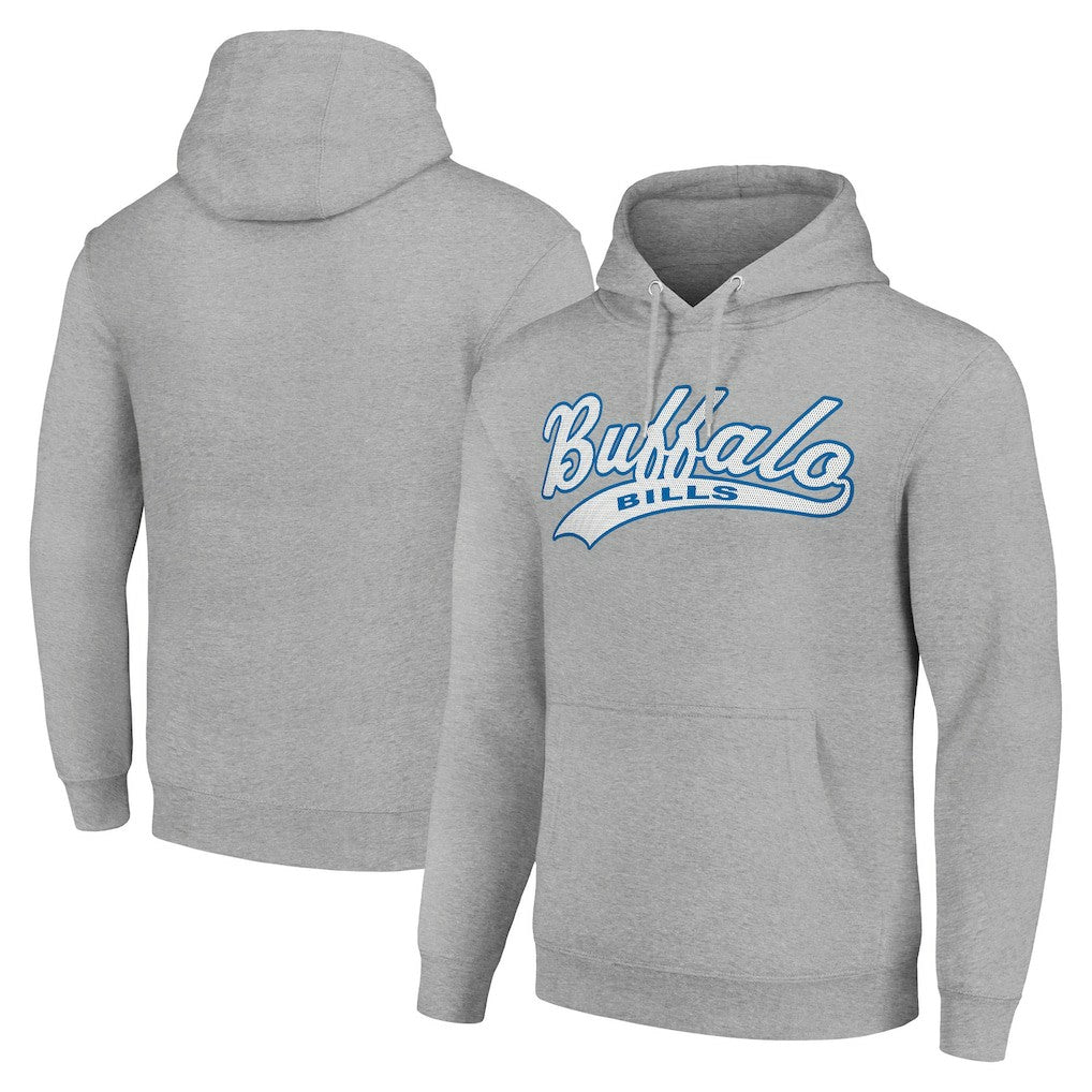 Buffalo Bills Starter Unisex Tailsweep Pullover Hoodie - Heather Gray Hoodies