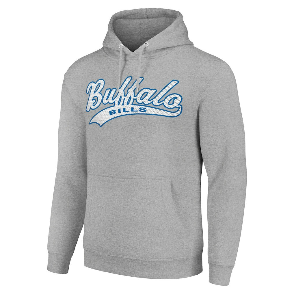 Buffalo Bills Starter Unisex Tailsweep Pullover Hoodie - Heather Gray Hoodies