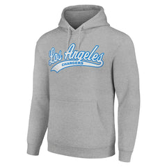 Los Angeles Chargers Starter Unisex Tailsweep Pullover Hoodie - Heather Gray Hoodies