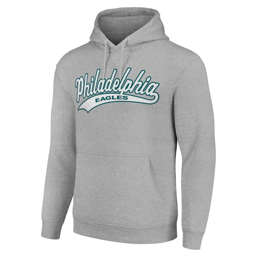 Philadelphia Eagles Starter Unisex Tailsweep Pullover Hoodie - Heather Gray Hoodies