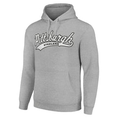 Pittsburgh Steelers Starter Unisex Tailsweep Pullover Hoodie - Heather Gray Hoodies