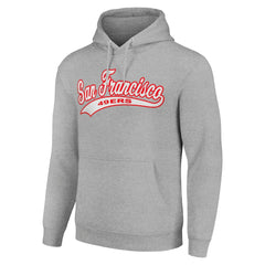 San Francisco 49ers Starter Unisex Tailsweep Pullover Hoodie - Heather Gray Hoodies