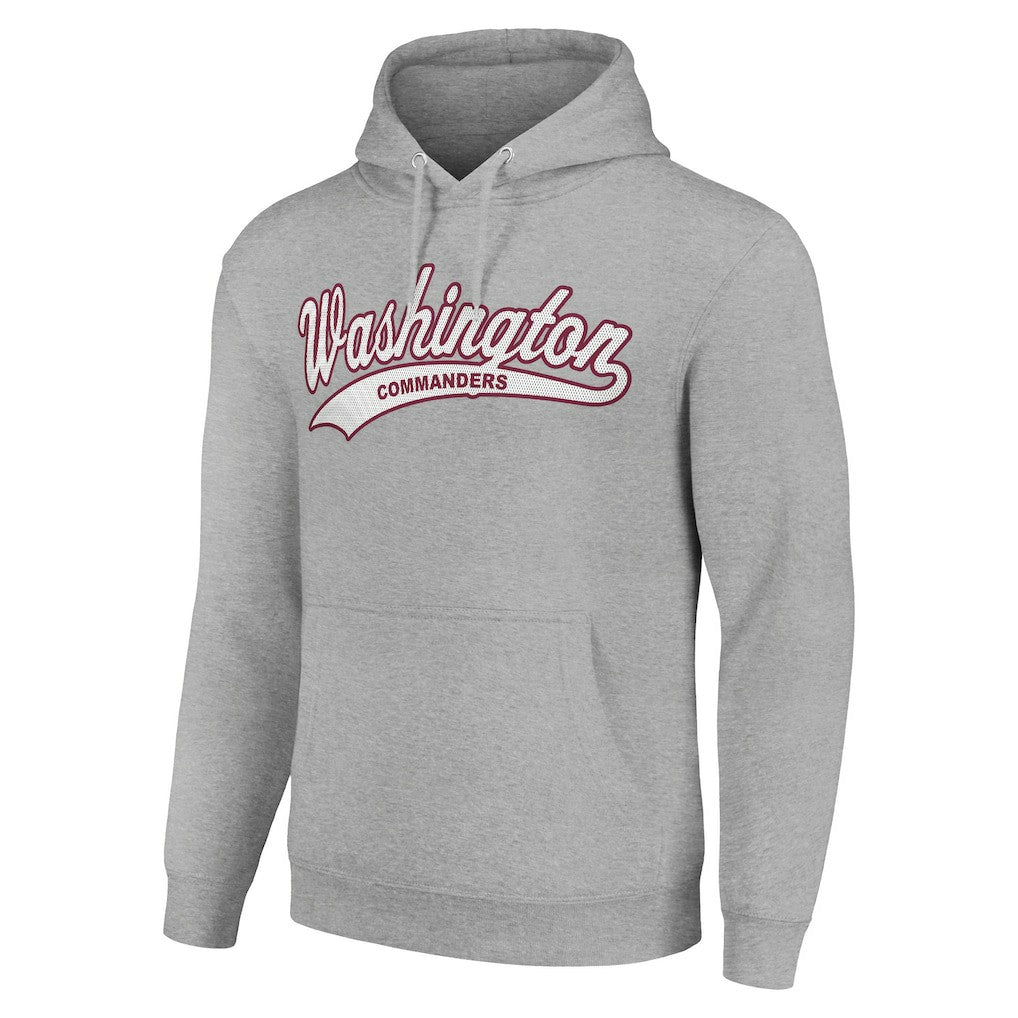 Washington Commanders Starter Unisex Tailsweep Pullover Hoodie - Heather Gray Hoodies