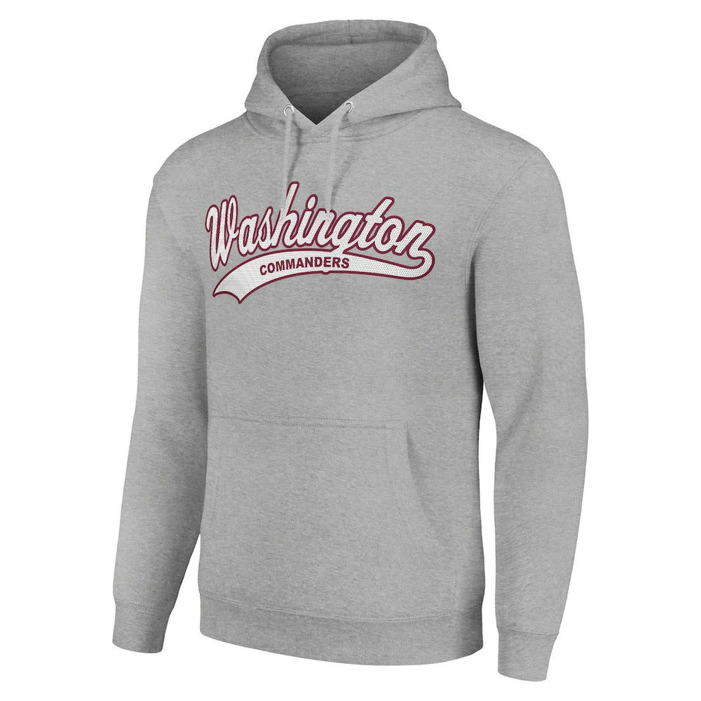 Washington Commanders Starter Unisex Tailsweep Pullover Hoodie - Heather Gray Hoodies