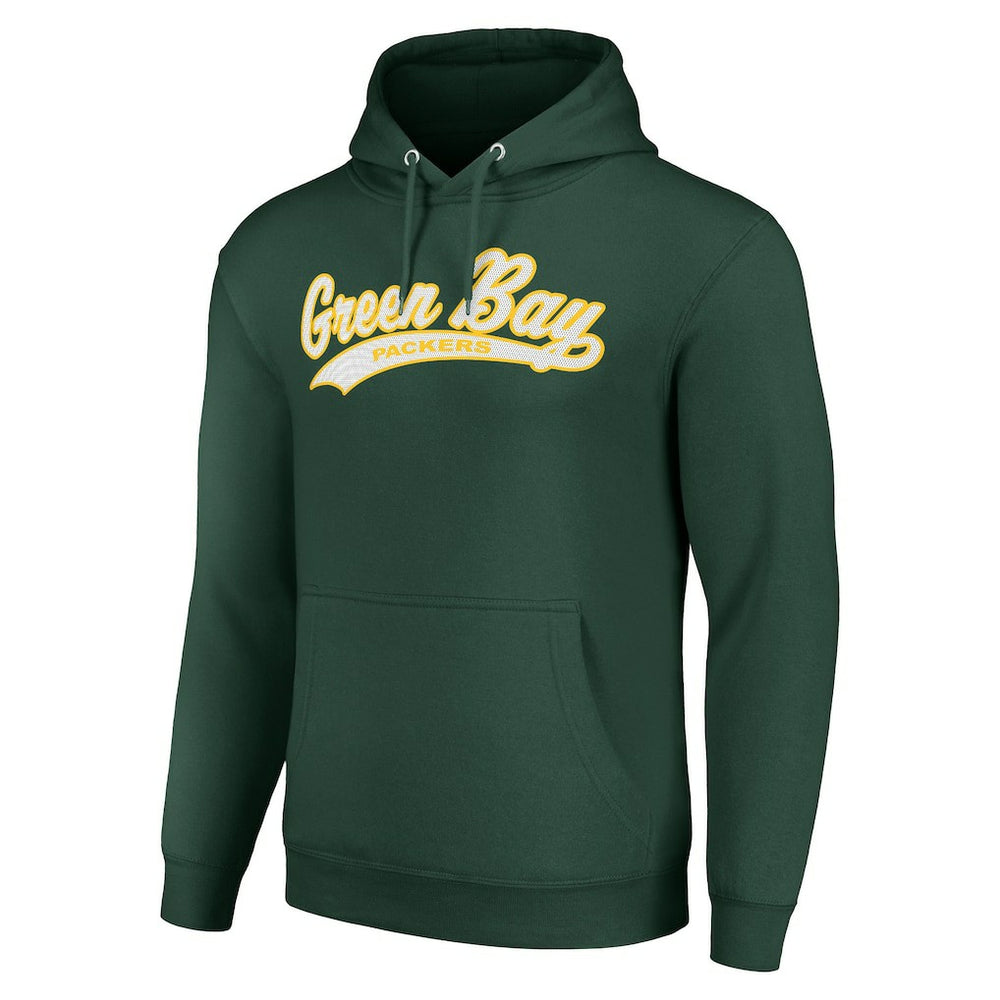 Green Bay Packers Starter Unisex Tailsweep Pullover Hoodie - Green Hoodies