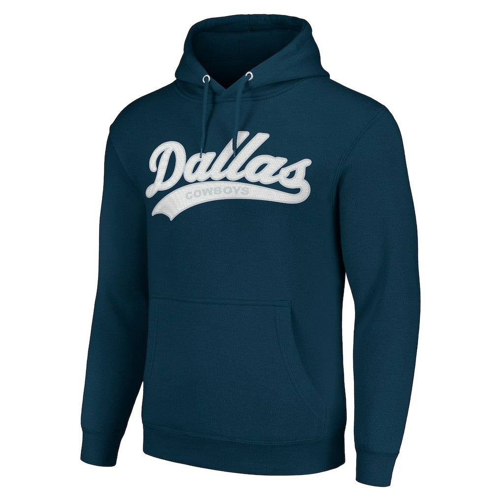 Dallas Cowboys Starter Unisex Tailsweep Pullover Hoodie - Navy Hoodies