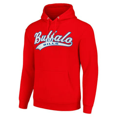 Buffalo Bills Starter Unisex Tailsweep Pullover Hoodie - Red Hoodies