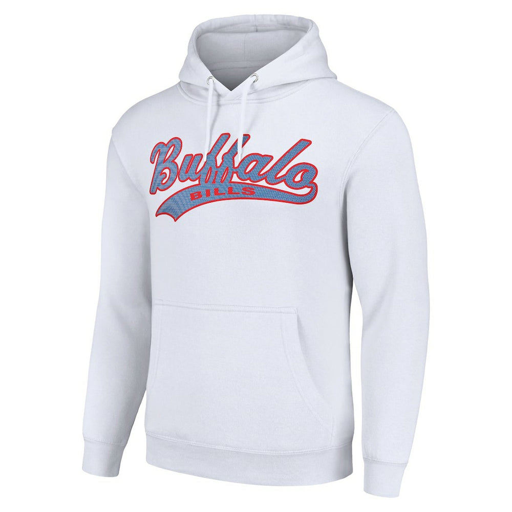 Buffalo Bills Starter Unisex Tailsweep Pullover Hoodie - White Hoodies