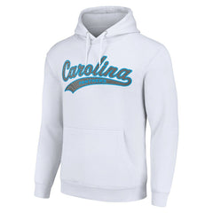 Carolina Panthers Starter Unisex Tailsweep Pullover Hoodie - White Hoodies