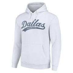 Dallas Cowboys Starter Unisex Tailsweep Pullover Hoodie - White Hoodies