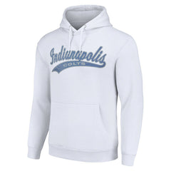 Indianapolis Colts Starter Unisex Tailsweep Pullover Hoodie - White Hoodies