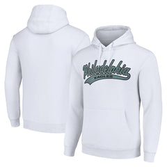 Philadelphia Eagles Starter Unisex Tailsweep Pullover Hoodie - White Hoodies