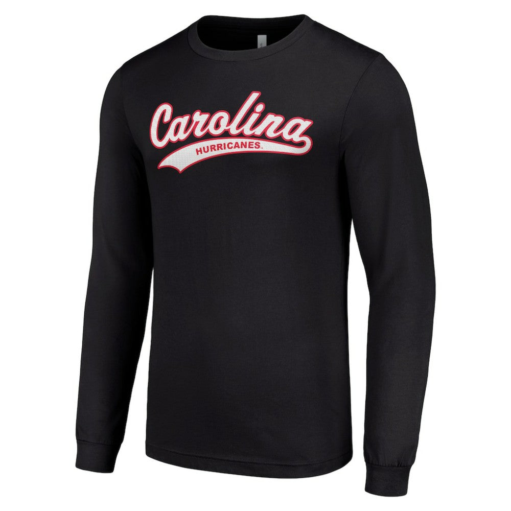 Carolina Hurricanes Starter Tailsweep T-Shirt - Black | US 200652350