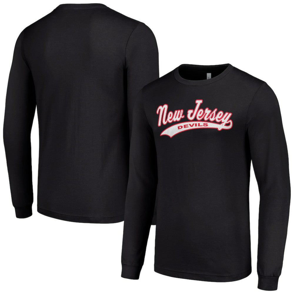 New Jersey Devils Starter Tailsweep T-Shirt - Black | US 200652357