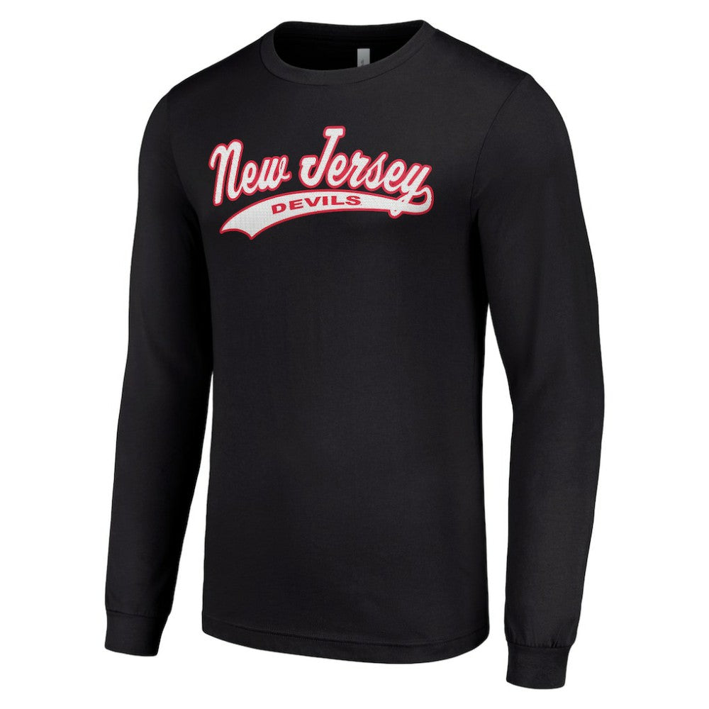 New Jersey Devils Starter Tailsweep T-Shirt - Black | US 200652357