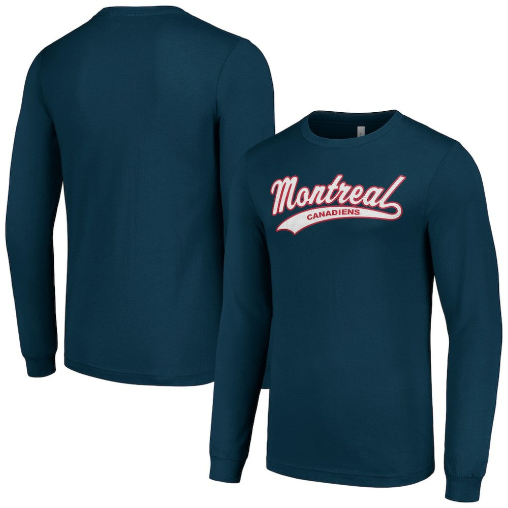 Montreal Canadiens Starter Tailsweep T-Shirt - Navy | US 200652369
