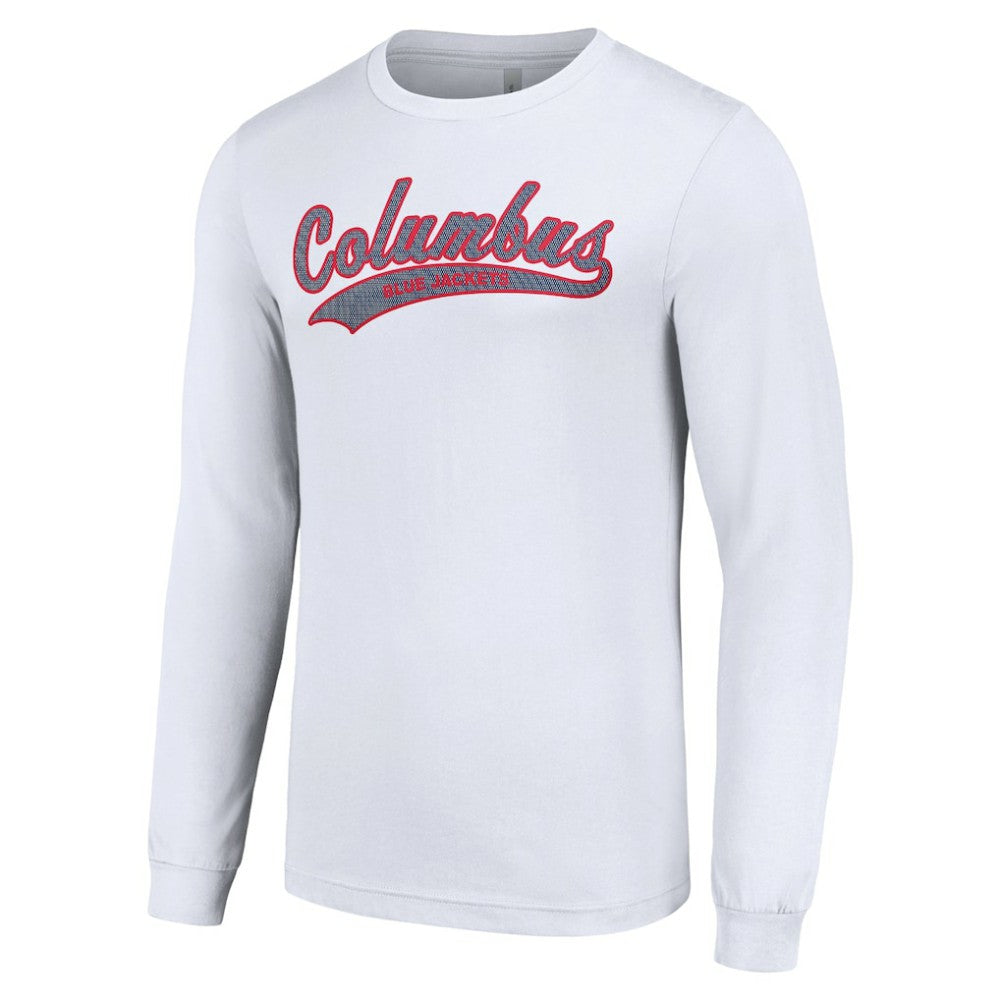 Columbus Blue Jackets Starter Tailsweep T-Shirt - White | US 200652394