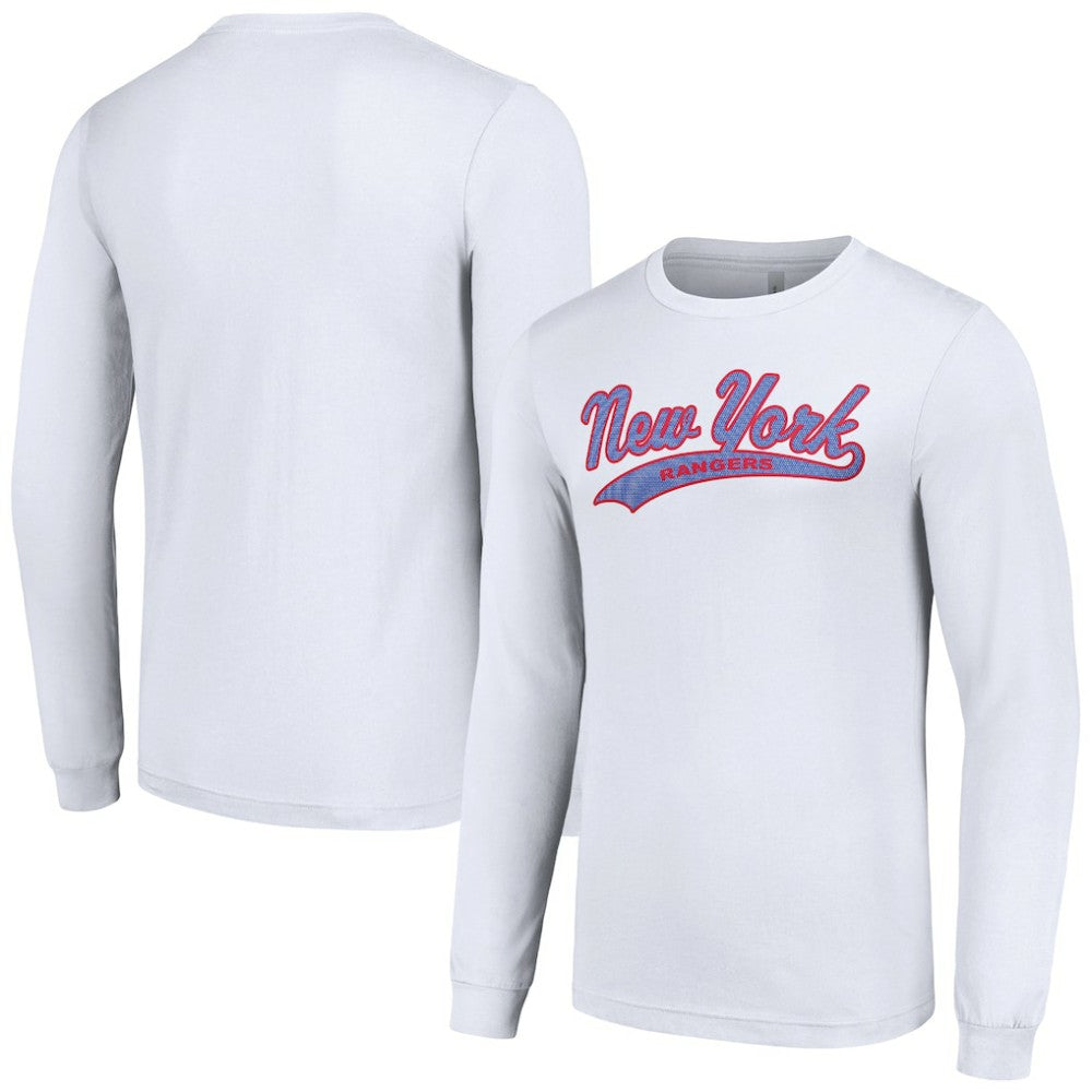 New York Rangers Starter Tailsweep T-Shirt - White | US 200652405