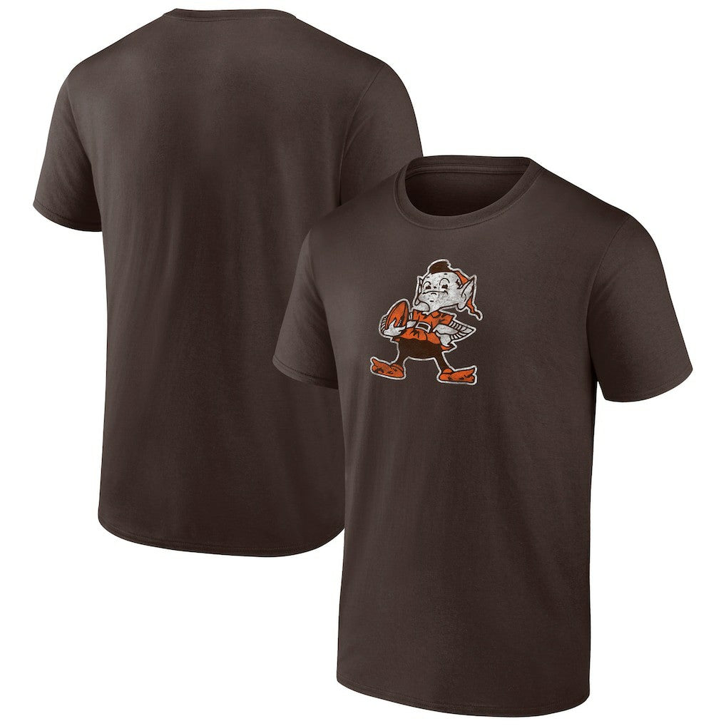 Cleveland Browns Throwback T-Shirt - Brown T-shirts