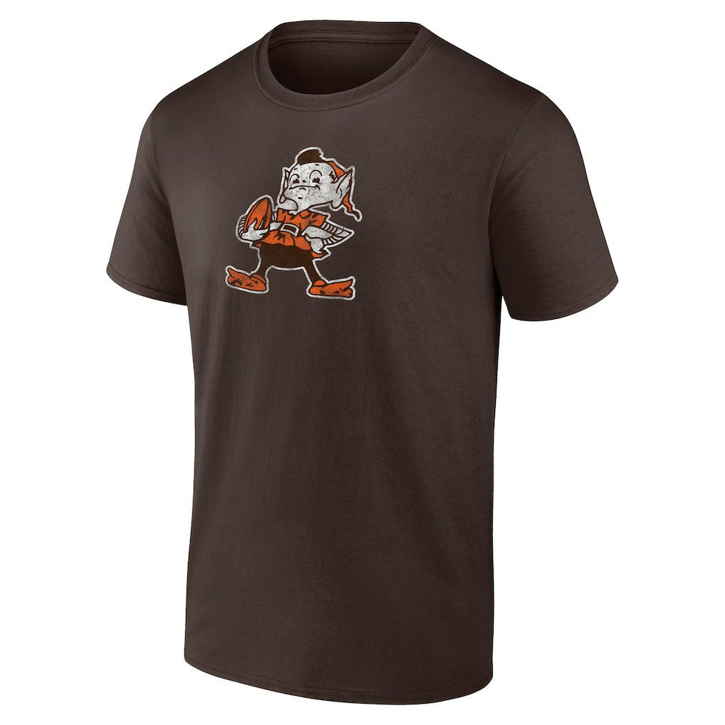 Cleveland Browns Throwback T-Shirt - Brown T-shirts