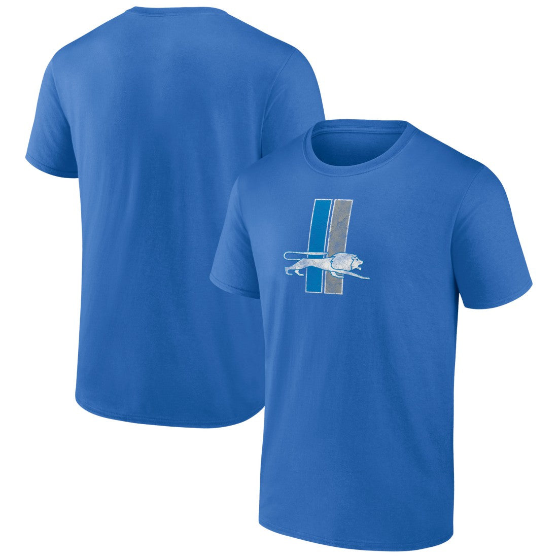 Detroit Lions Throwback T-Shirt - Blue T-shirts